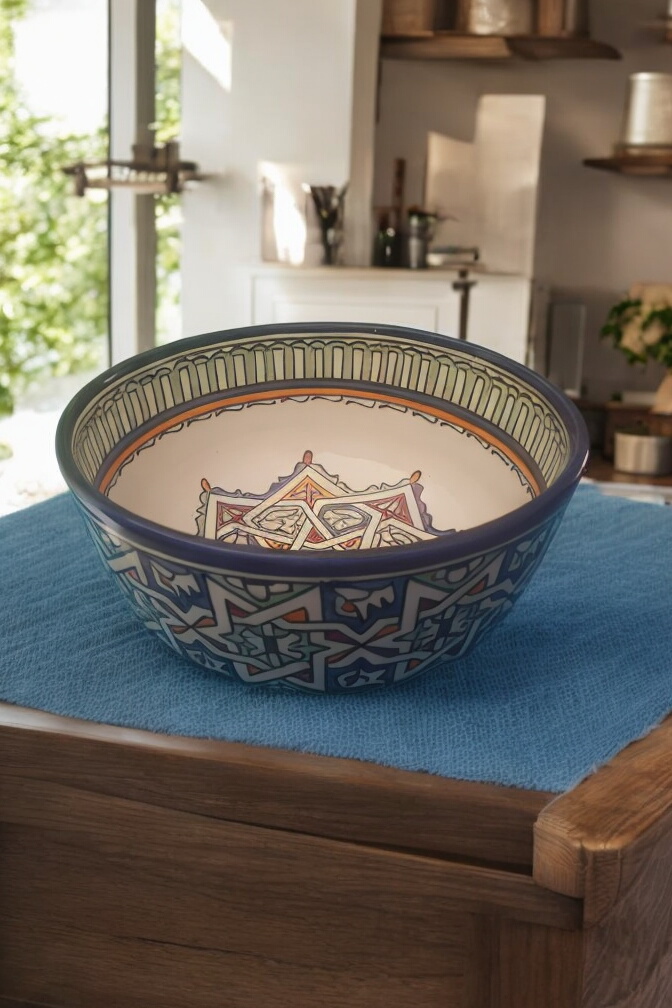 Fassi designed bowl made in pottery